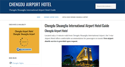 Desktop Screenshot of chengduairporthotel.com